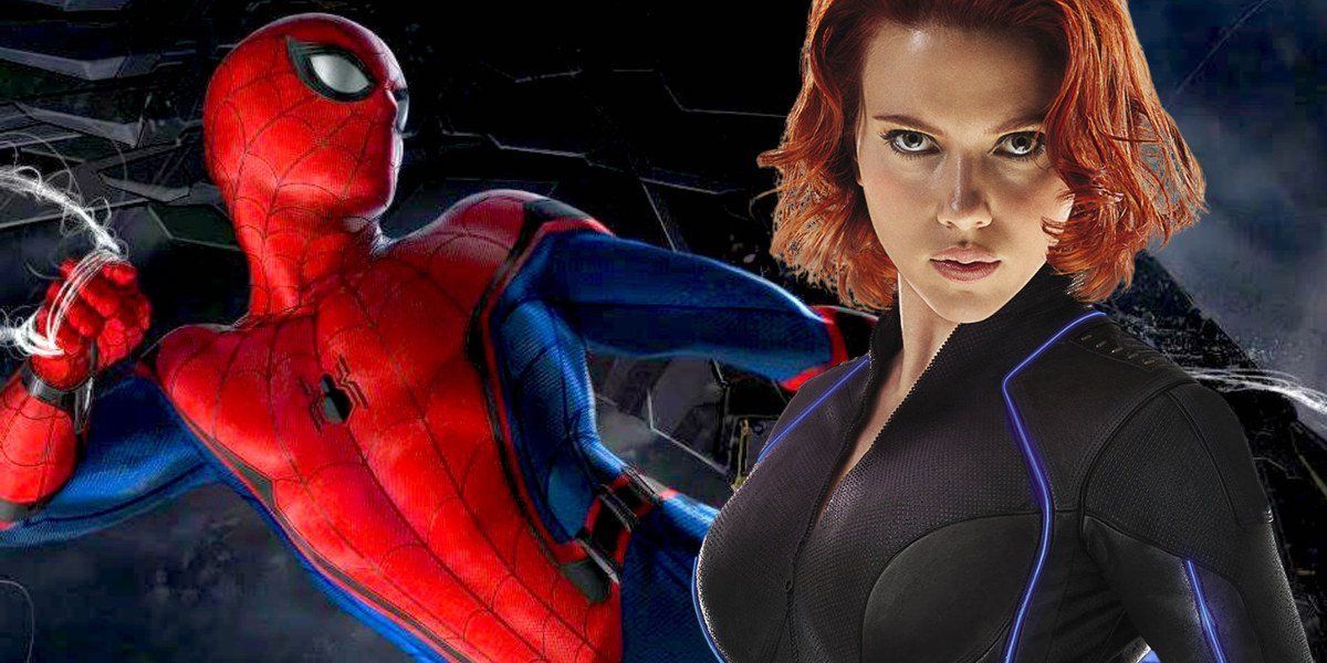 Black Widow cameo in Spider-Man Homecoming