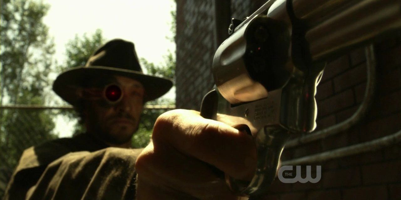 Deadshot shoots a metahuman in Smallville