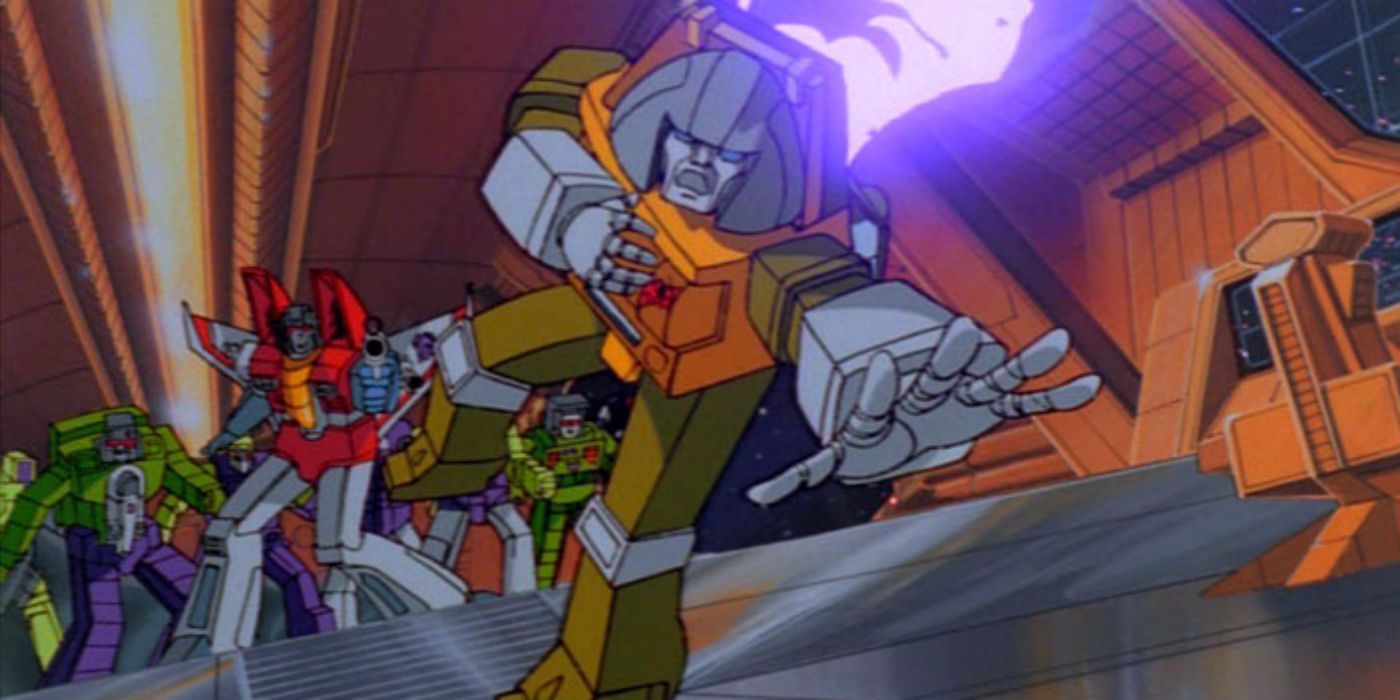 Brawn is shot in the 1986 Transformers movie
