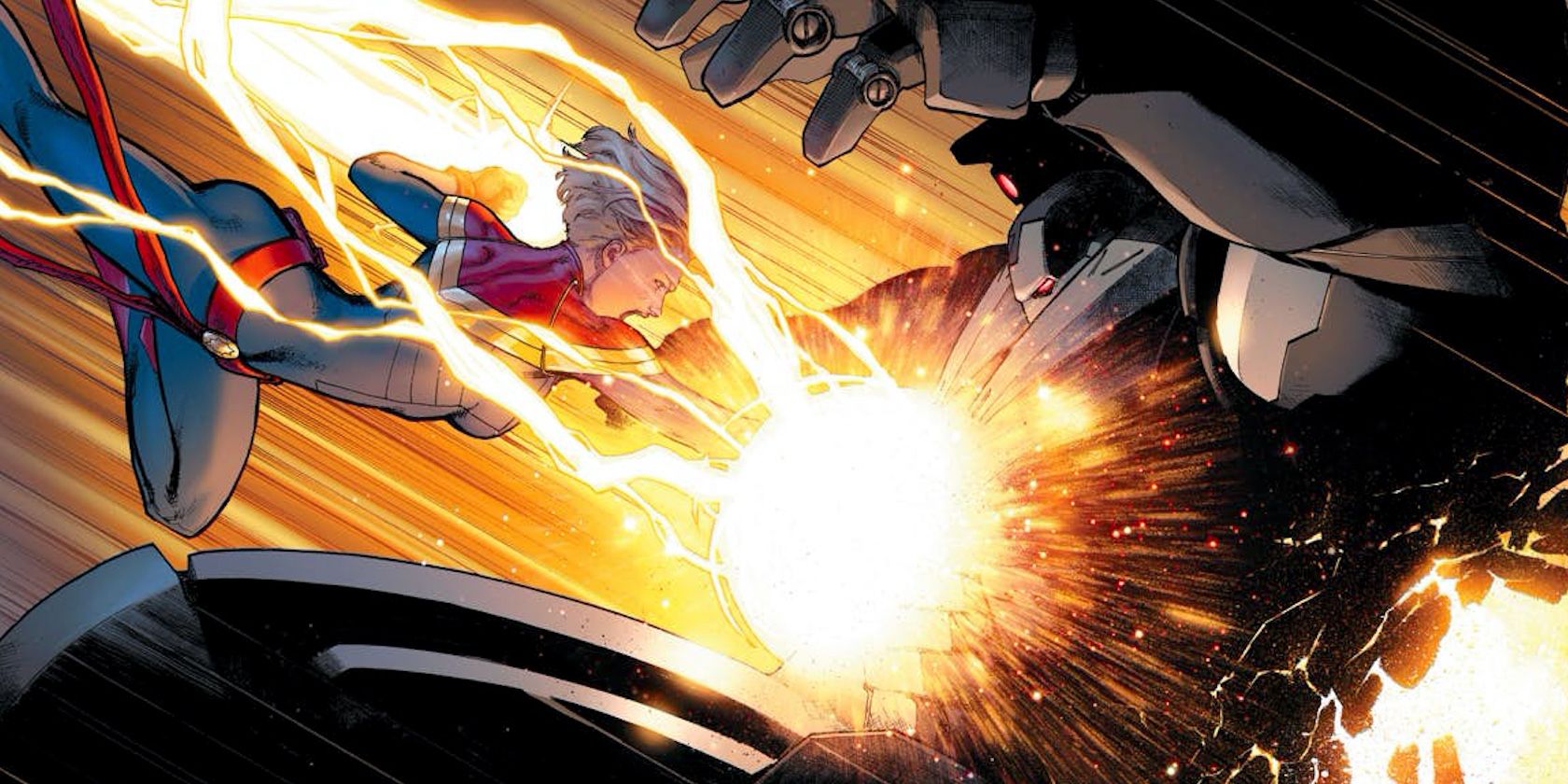 Captain Marvel kills Iron Man