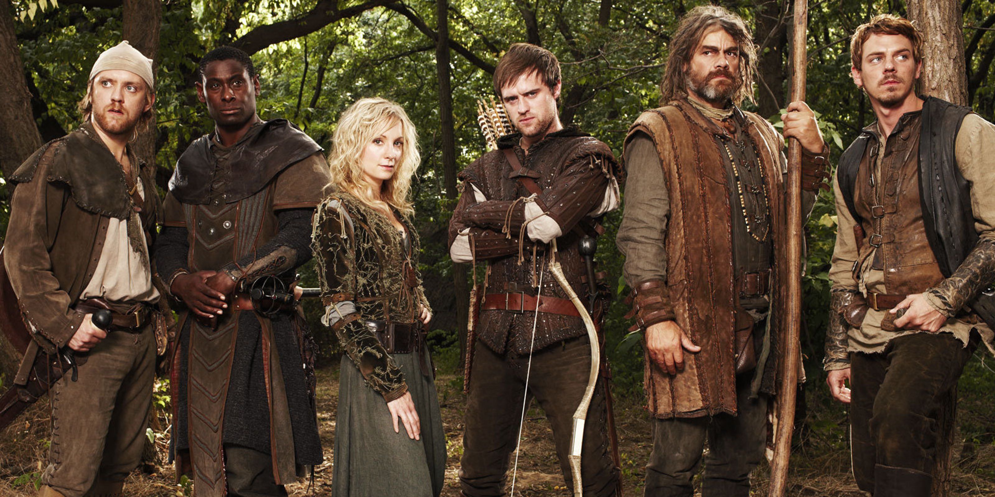 Cast of BBC's Robin Hood