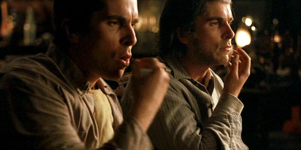 Christian Bale plays twins in The Prestige