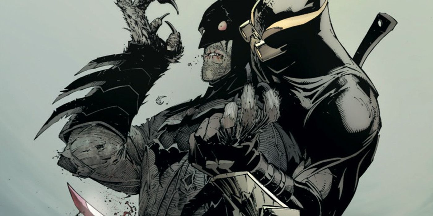 Batman stabbed by the Court of Owls