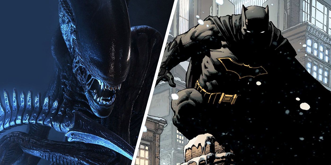 DC Comics Batman vs Alien Xenomorph