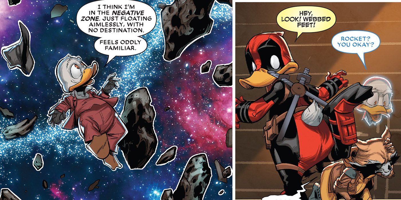 Deadpool fused to Howard the Duck