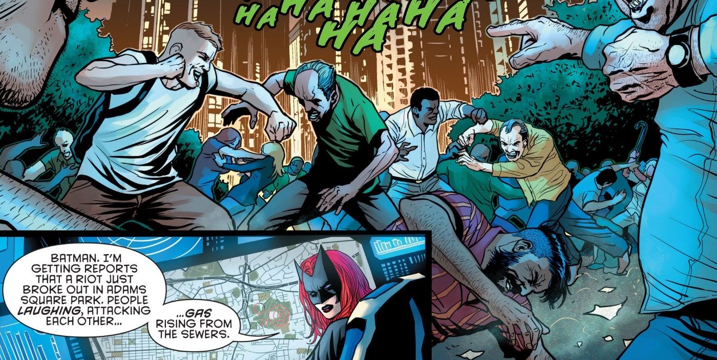 Detective Comics Joker Gas Riot