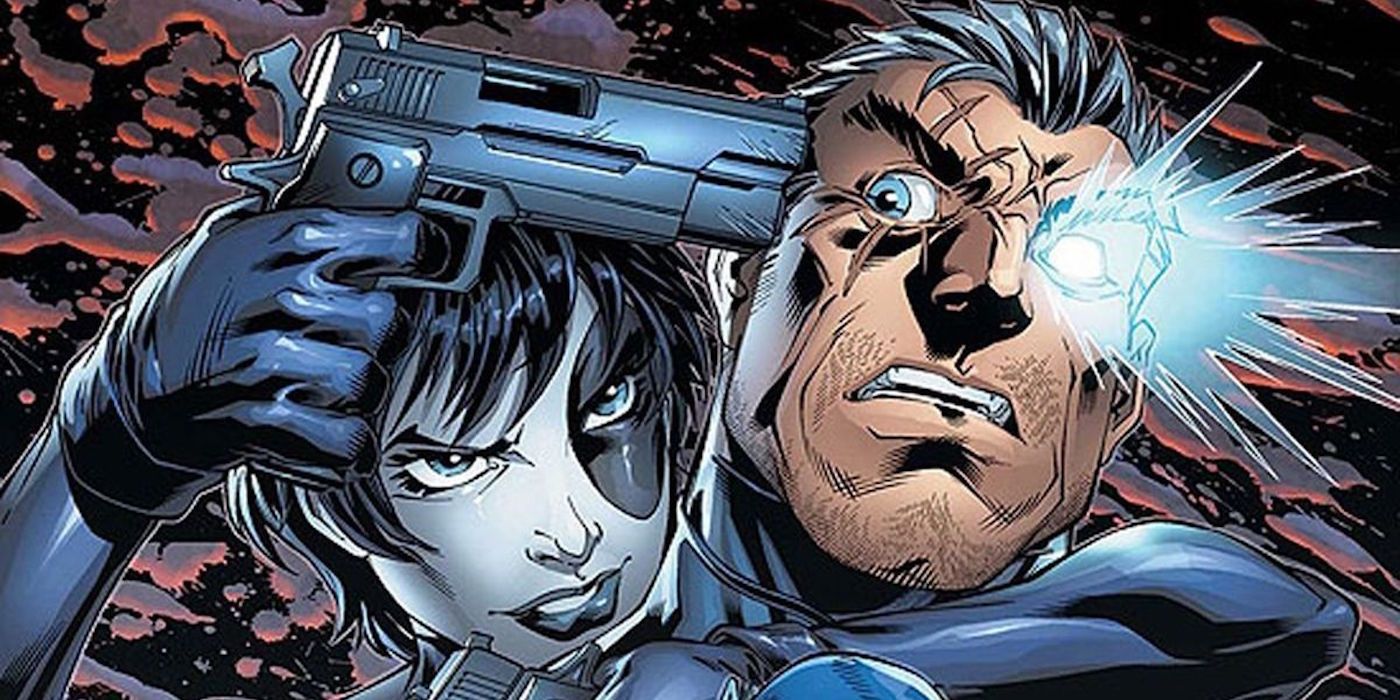 Domino and Cable from Marvel Comics