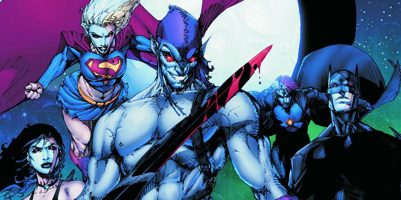 Eclipso possesses the Justice League and the Teen Titans
