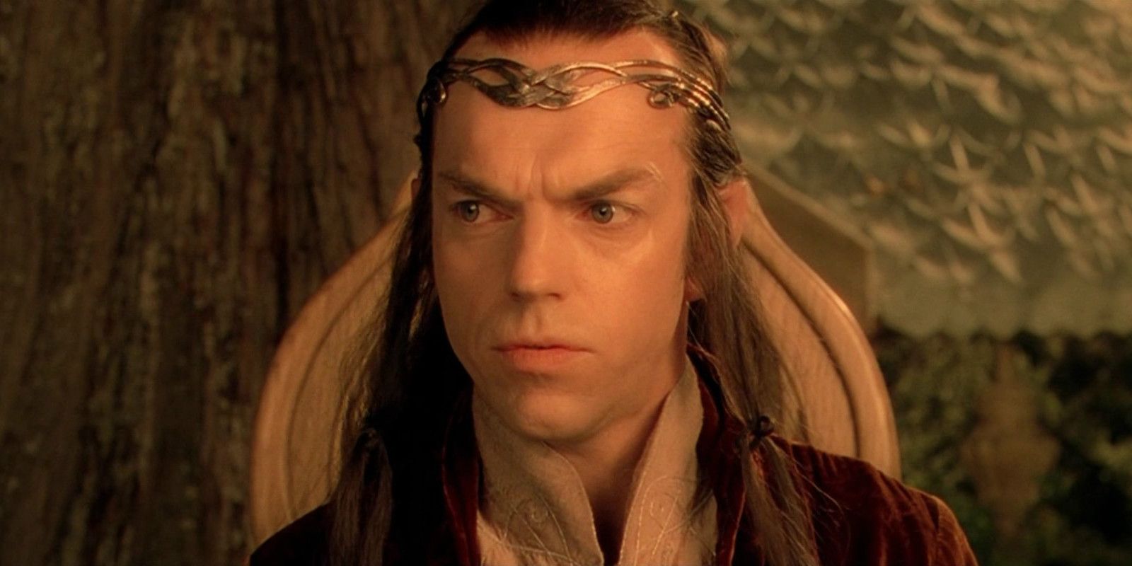Hugo Weaving as Elrond in Lord of the RIngs