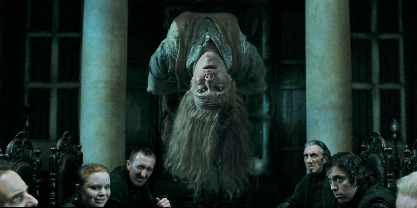Floating Body at Malfoy Manor in Harry Potter and the Order of the Phoenix