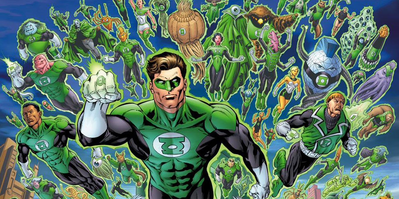 The Green Lantern Corps in the comics
