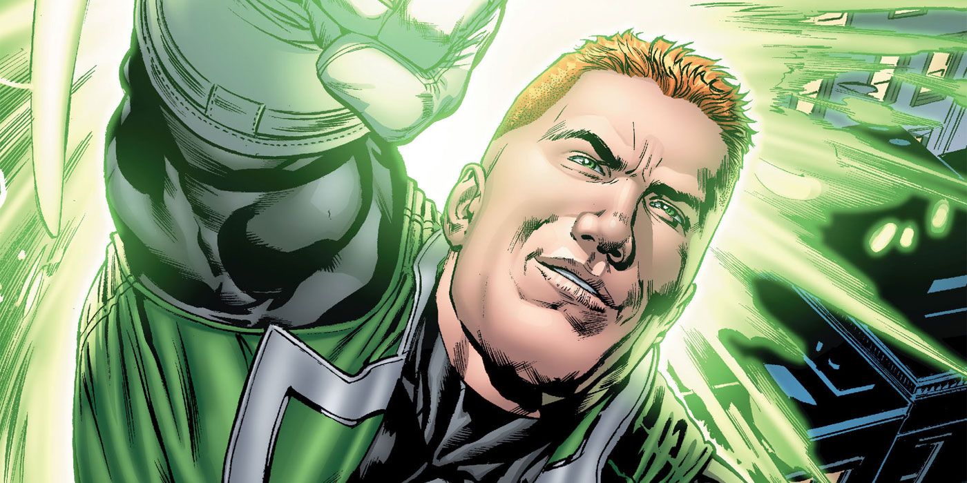 Guy Gardner as a Green Lantern in DC Comics