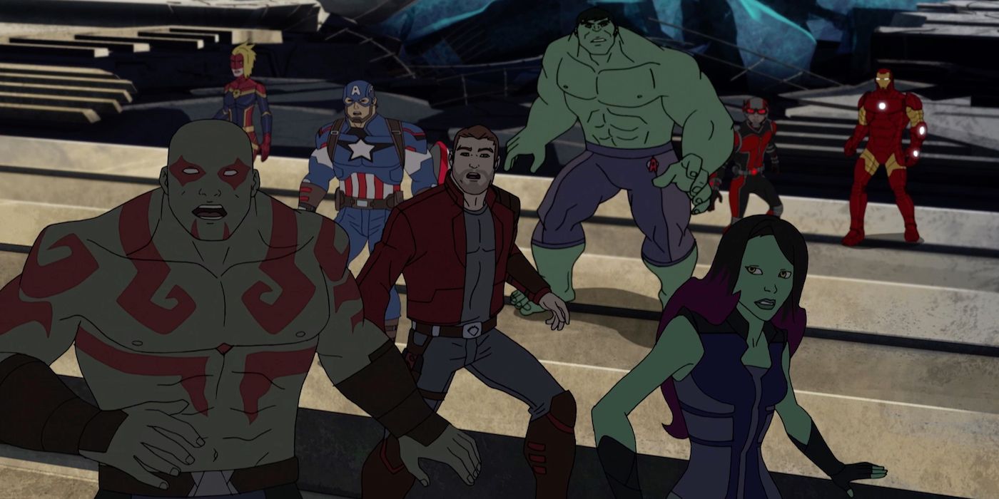 Guardians of the Galaxy Animted Series Season 2 with the Avengers