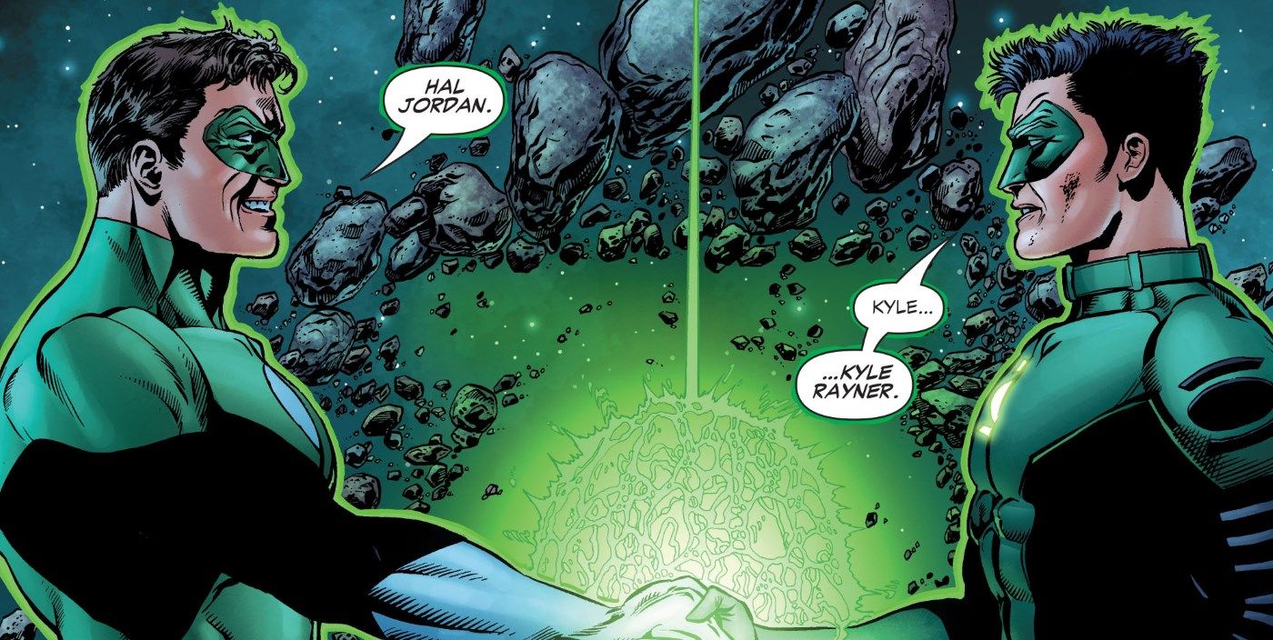 Hal Jordan Kyle Rayner Green Lanterns