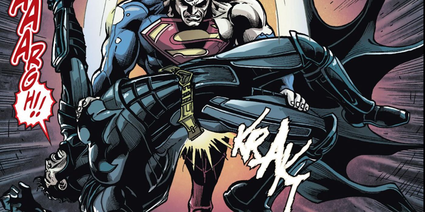 Superman breaks Batman's back in Injustice