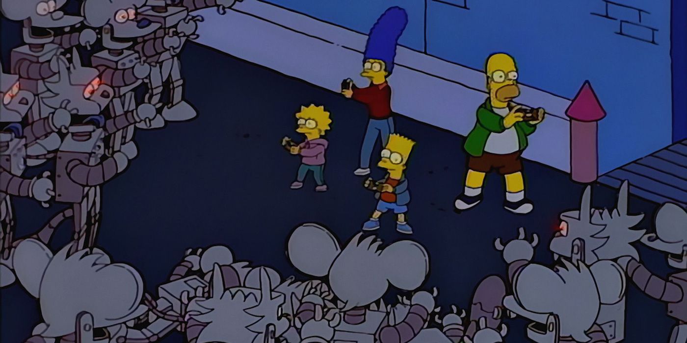 Itchy and Scratchy Land Episode of the Simpsons