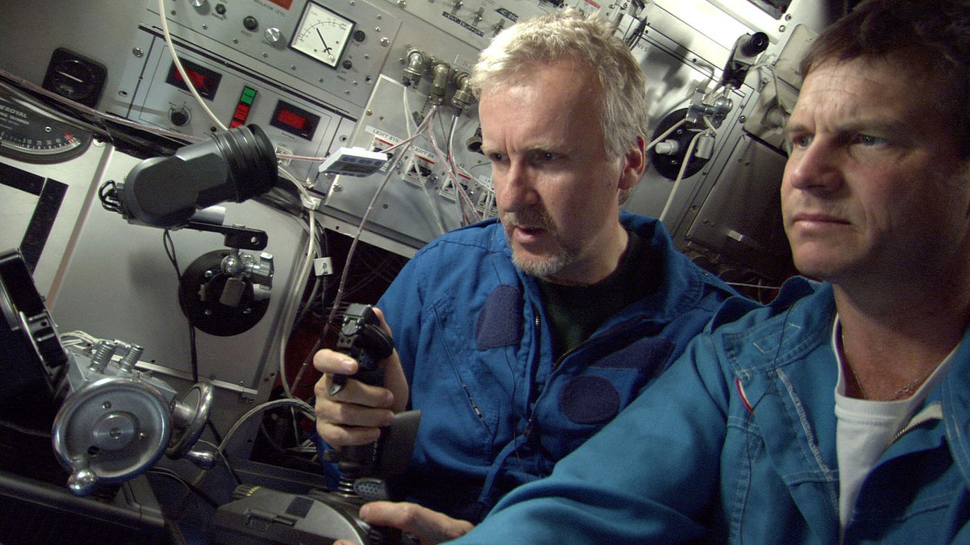 James Cameron and Bill Paxton