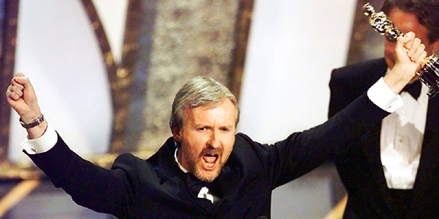 James Cameron at the Oscars
