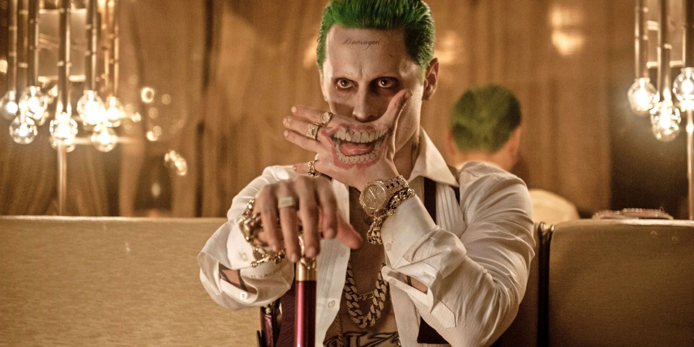 Jared Leto as the Joker in Suicide Squad