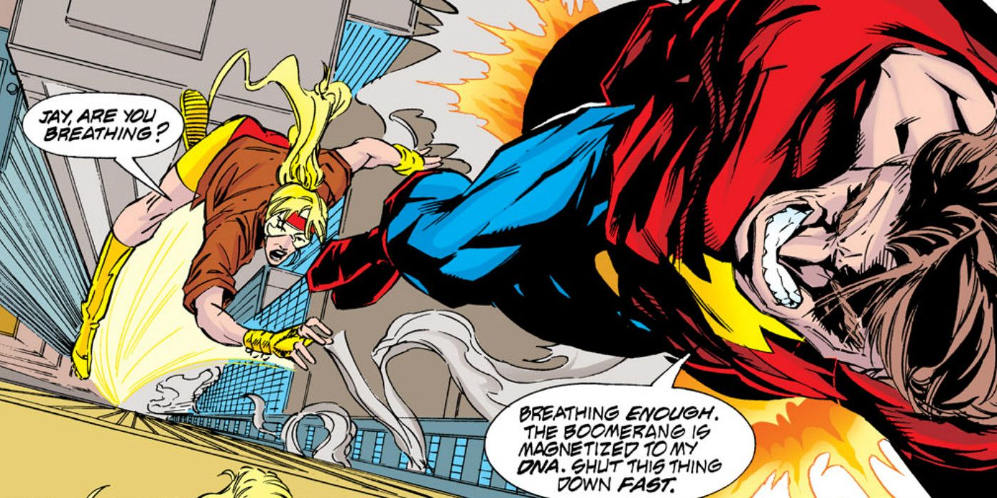 Jesse Quick Jay Garrick The Flash Justice League Comic Book