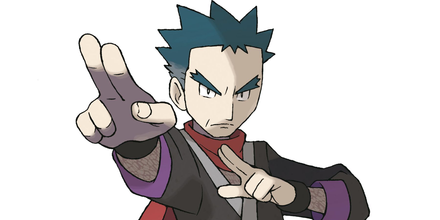 Koga posing in the Pokémon games