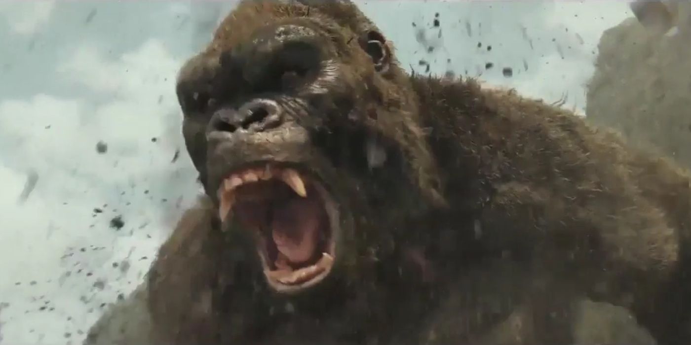 Kong Skull Island - Kong roars