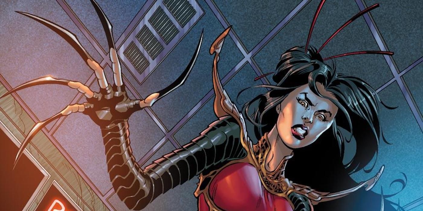 Lady Deathstrike prepares to attack in Marvel Comics.