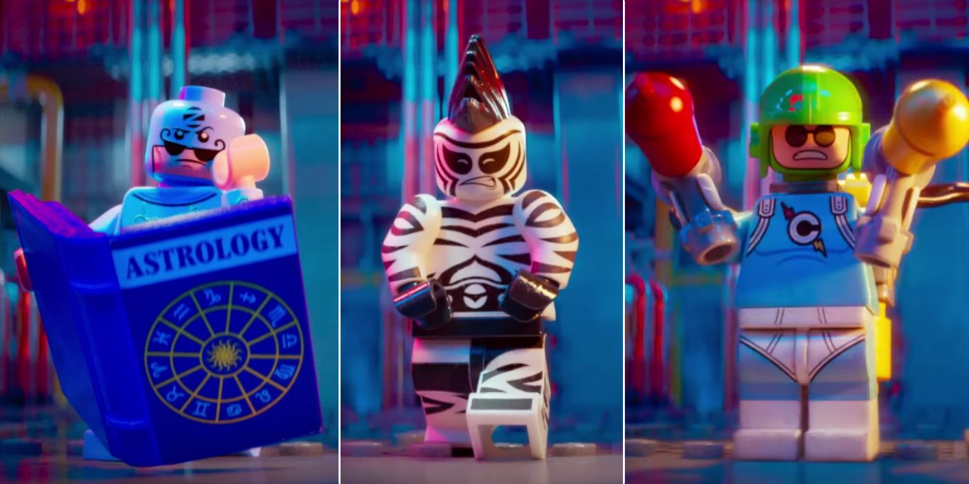 Lego Batman villains - Zodiac, Zebra, and Condiment