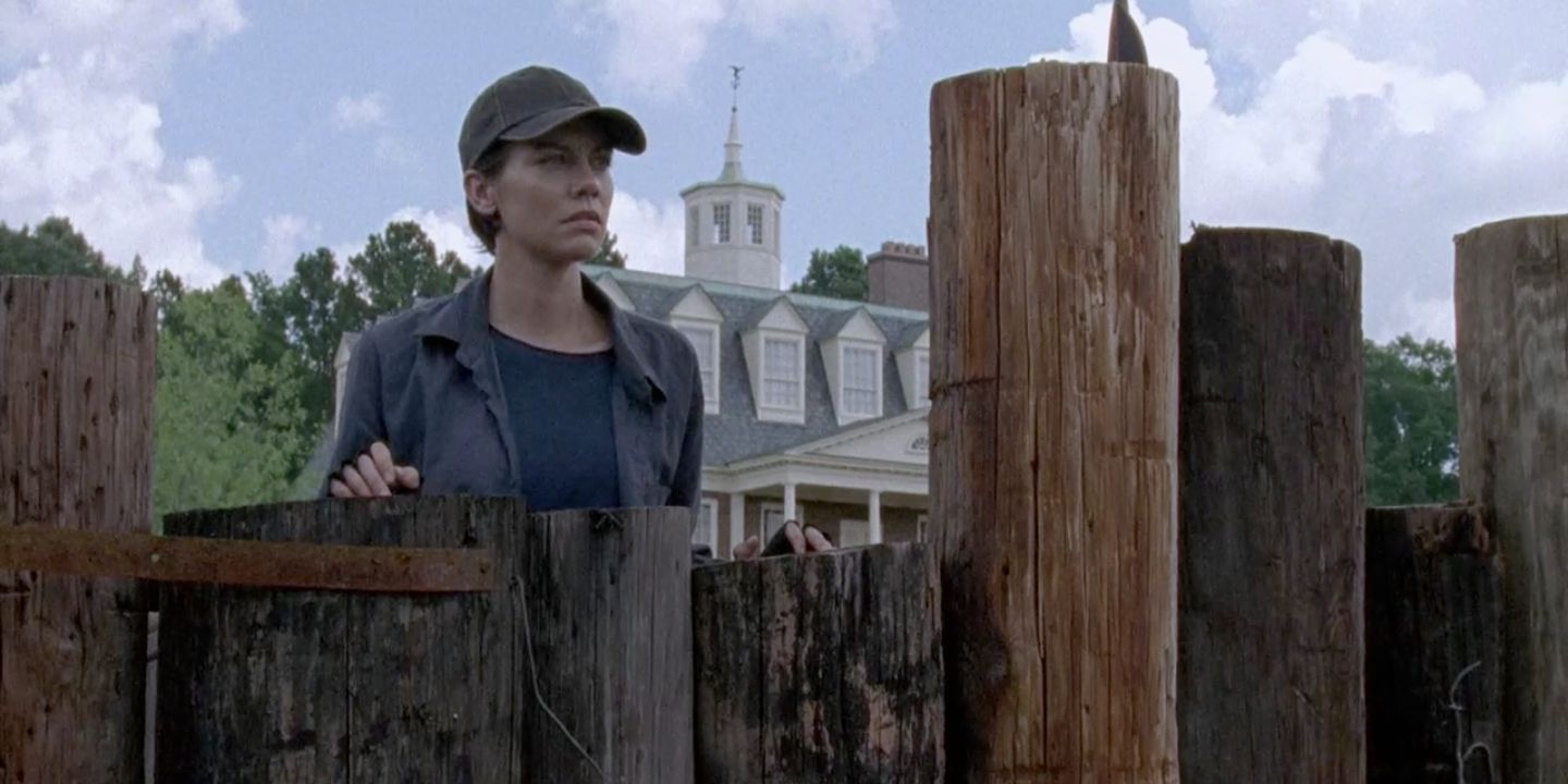 Maggie at The Hilltop on The Walking Dead