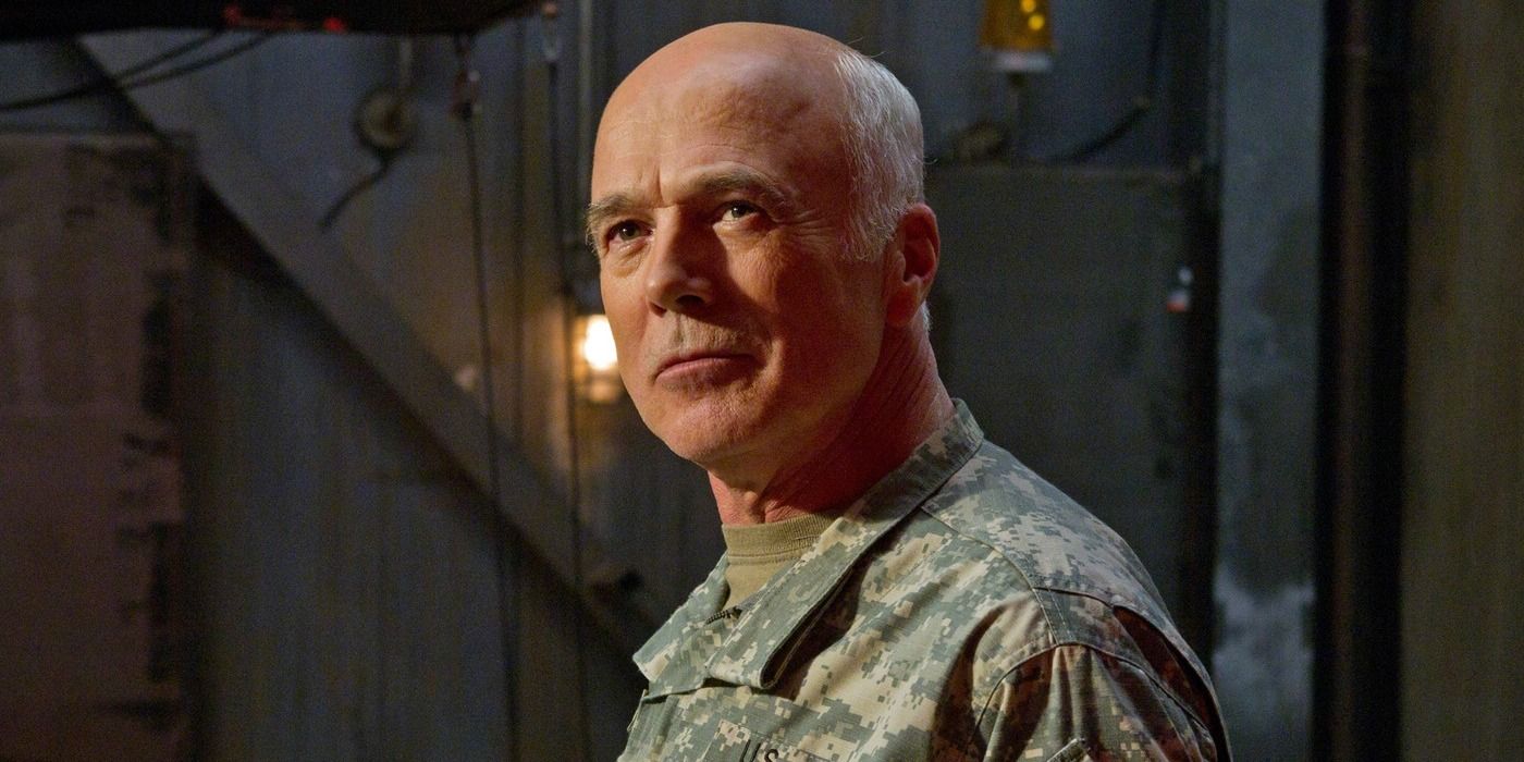 Michael Hogan as Deathstroke in Smallville