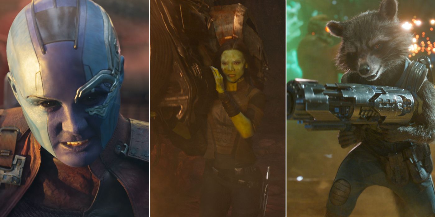 Nebula, Gamora, Rocket in Guardians of the Galaxy Vol. 2