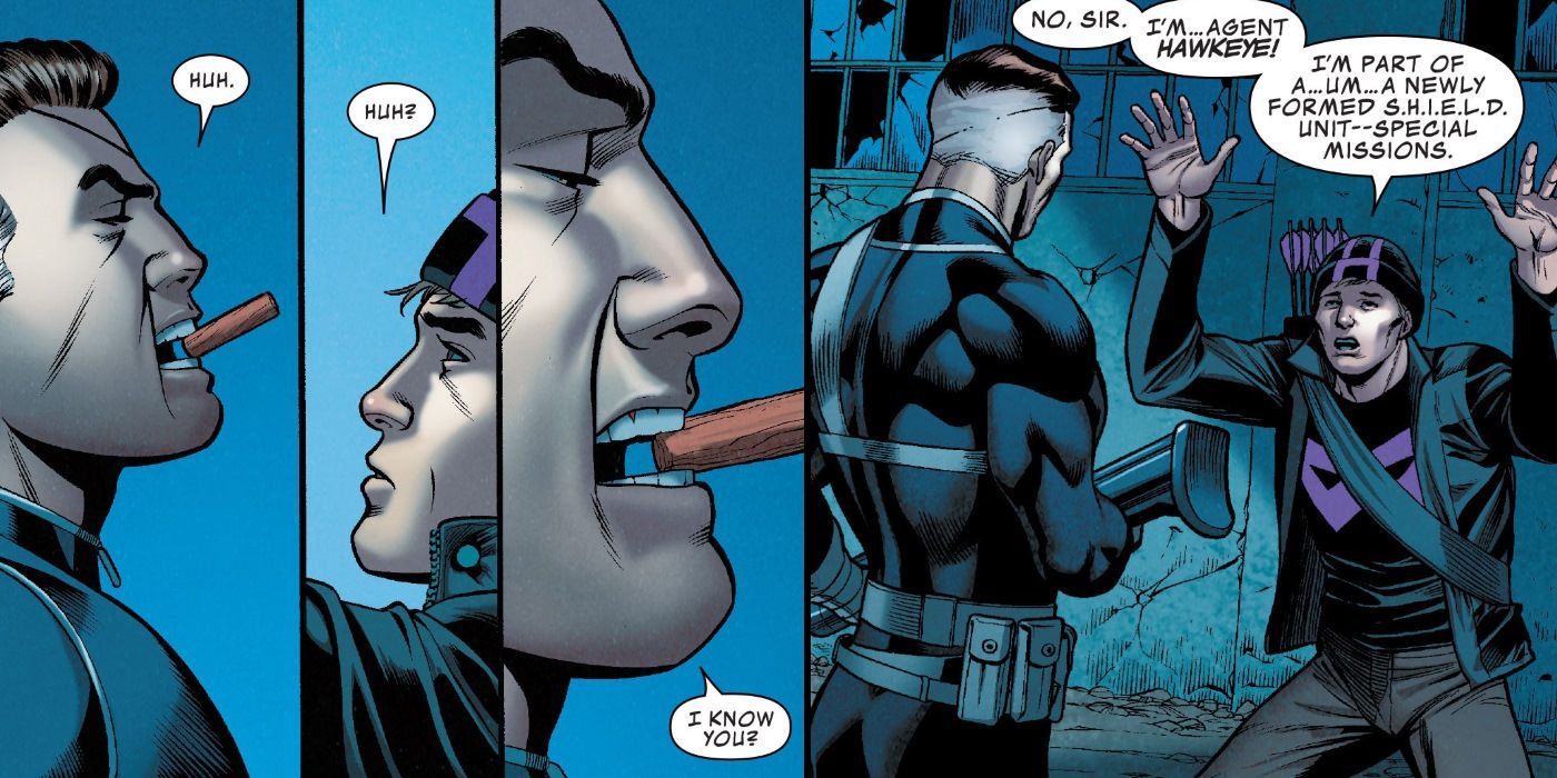 Nick Fury Returns Hawkeye Comic