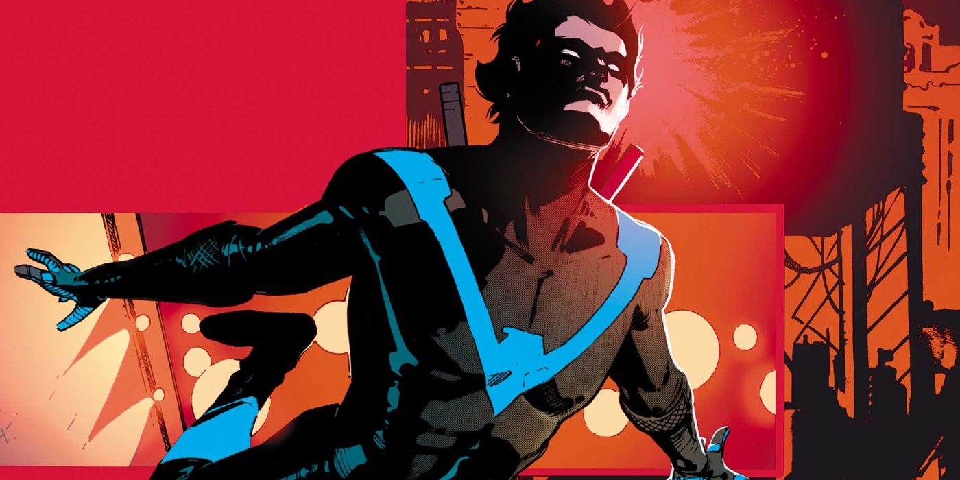 Nightwing Comic Art Dick Grayson