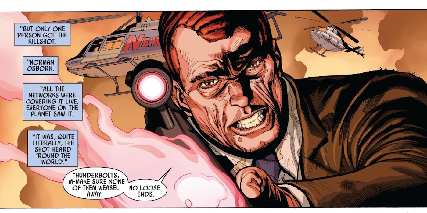 Norman Osborn - Captain America kills