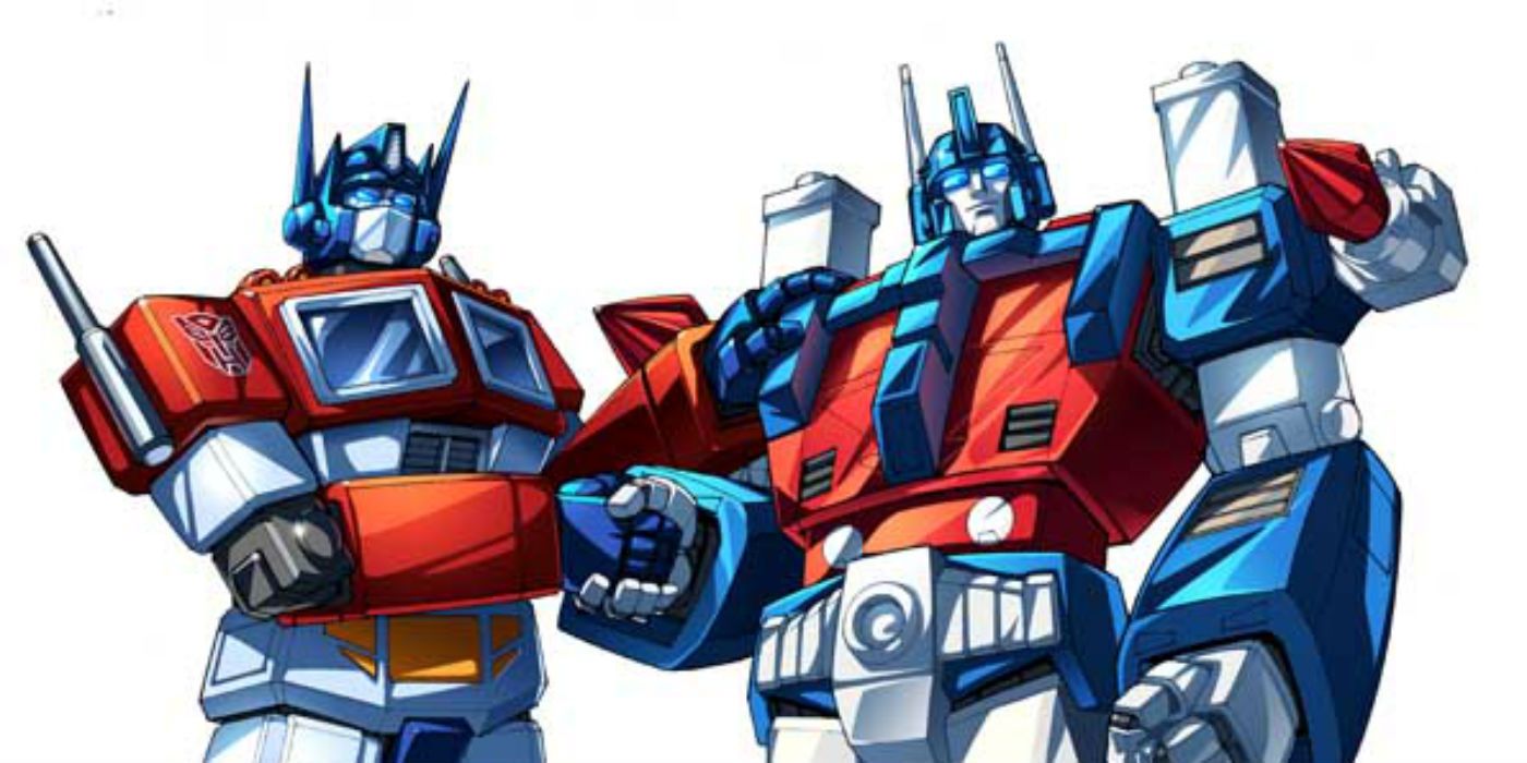 Optimus Prime and Ultra Magnus Autobots from The Transformers