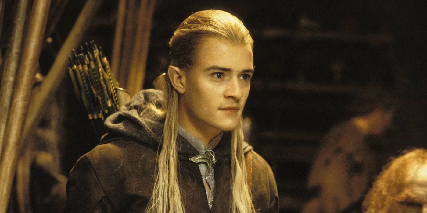 Orlando Bloom as Legolas Greenleaf in The Lord of the Rings Director Peter Jackson