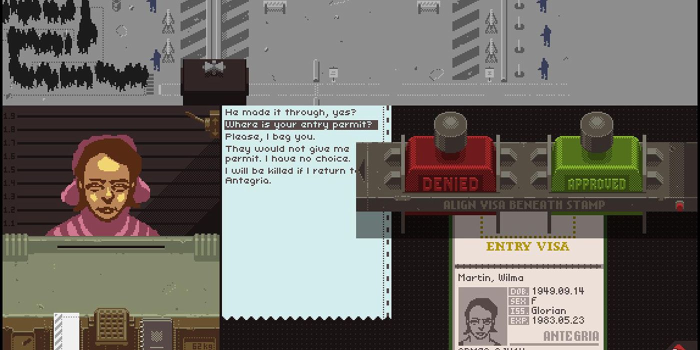 Gameplay from Papers, Please
