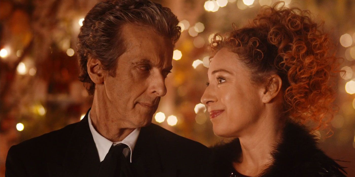 Peter Capaldi and Alex Kingston in The Husbands of River Song