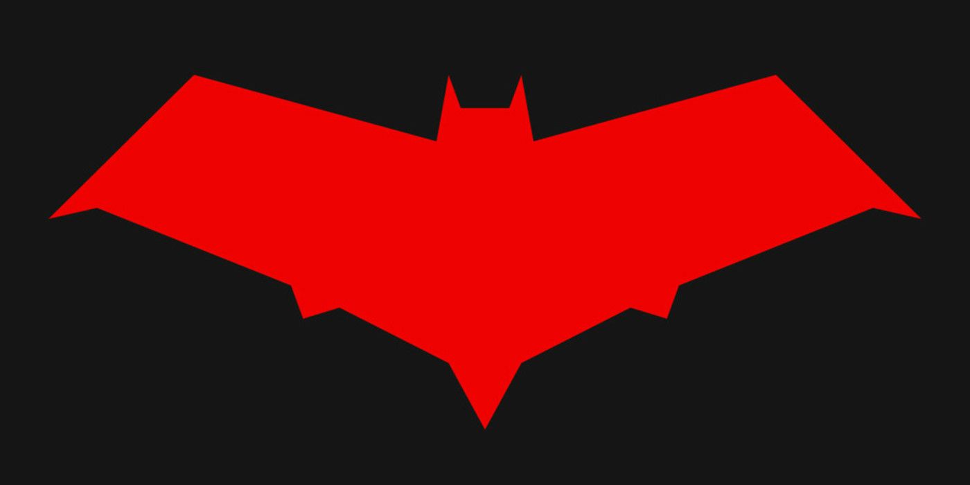 Arriba 47+ imagen red hood batman logo
