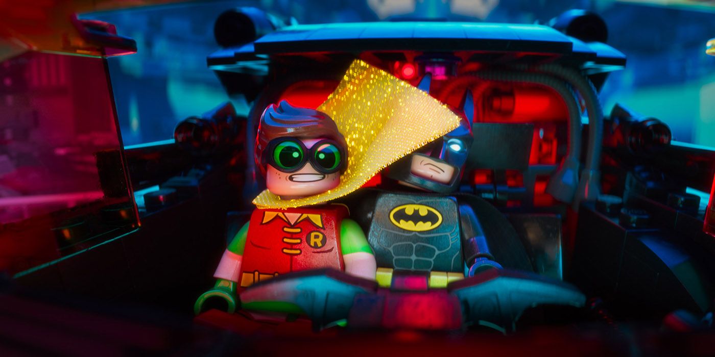 Robin's colorful costume in The Lego Batman Movie