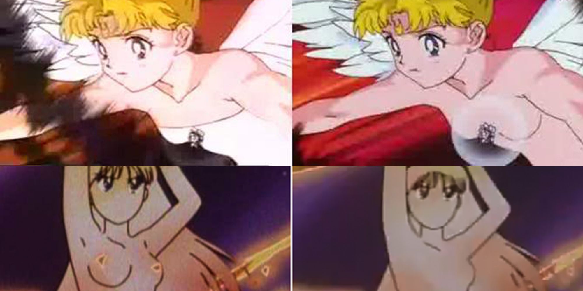 Sailor Moon near-nudity