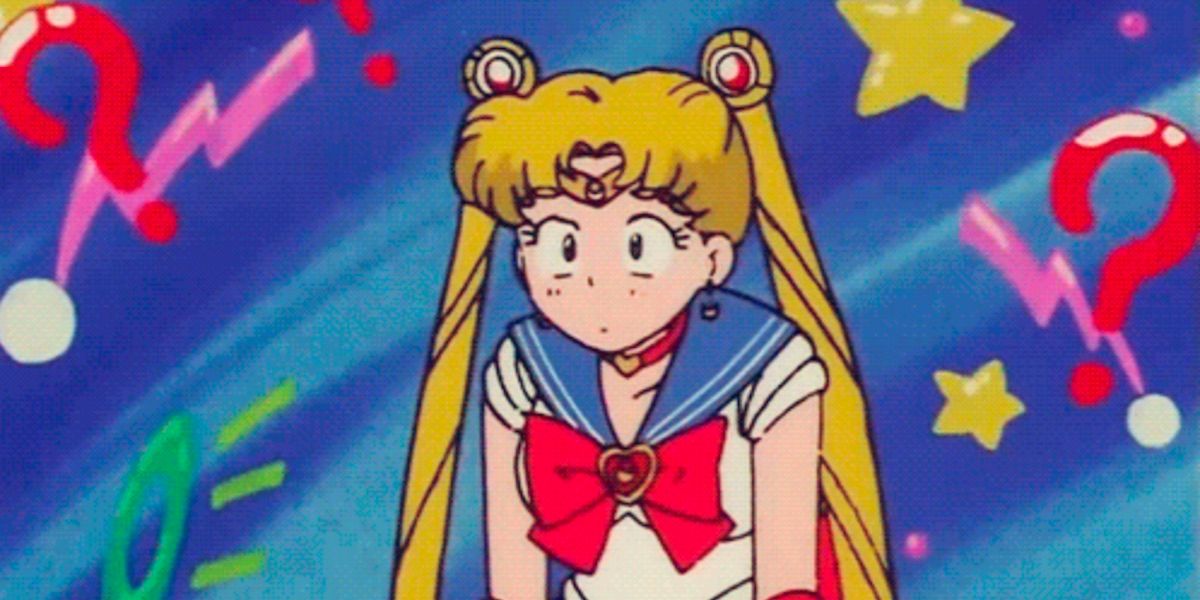 Sailor Moon looking confused