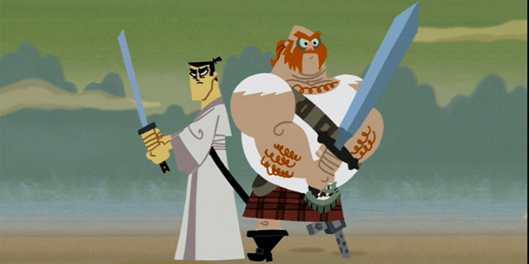 Scotsmand and Samurai Jack