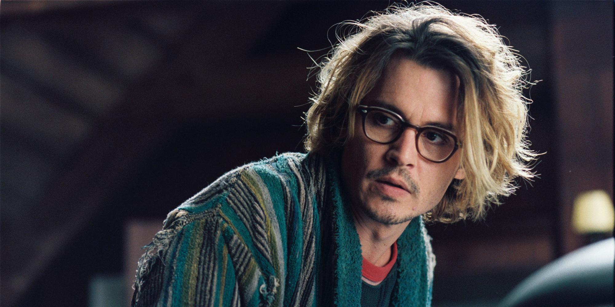 Johnny Depp looks stressed in The Secret Window