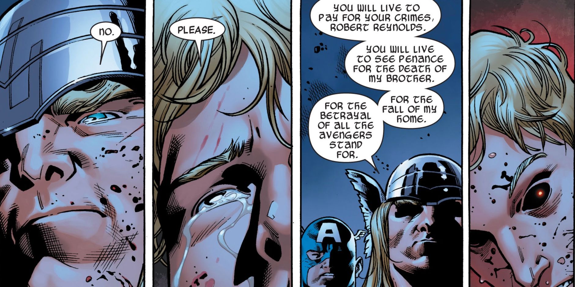 Sentry asks Thor to kill him