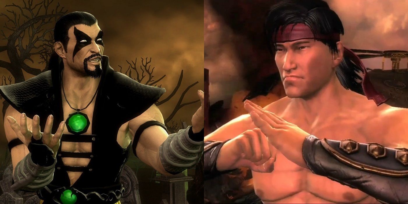 Shang Tsung vs Liu in Kang Mortal Kombat 9