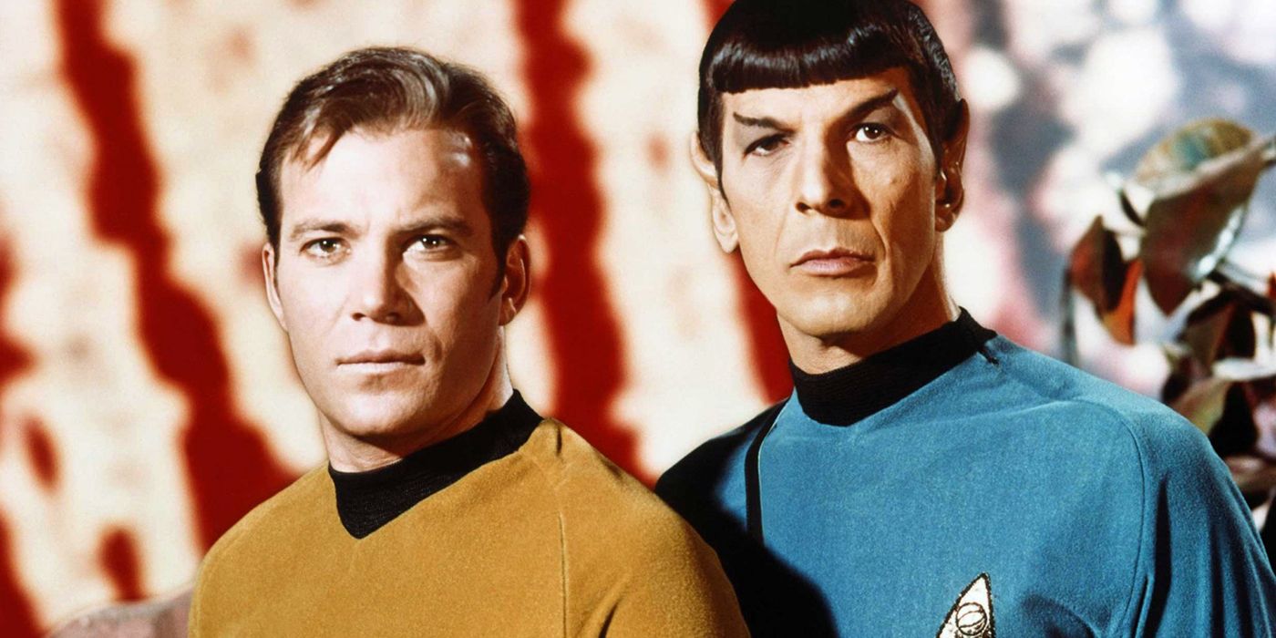 Spock and Kirk look on in Star Trek