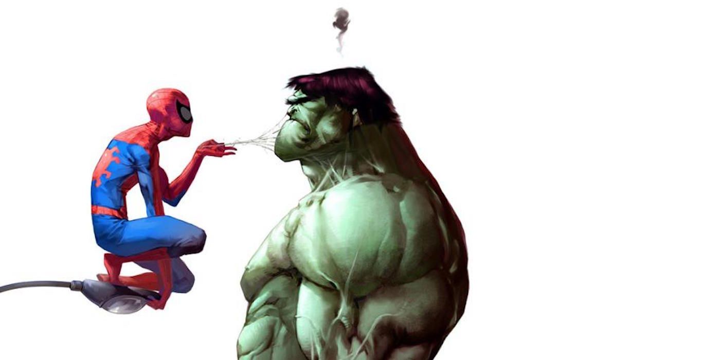 Spider-Man and Hulk from Marvel Comics