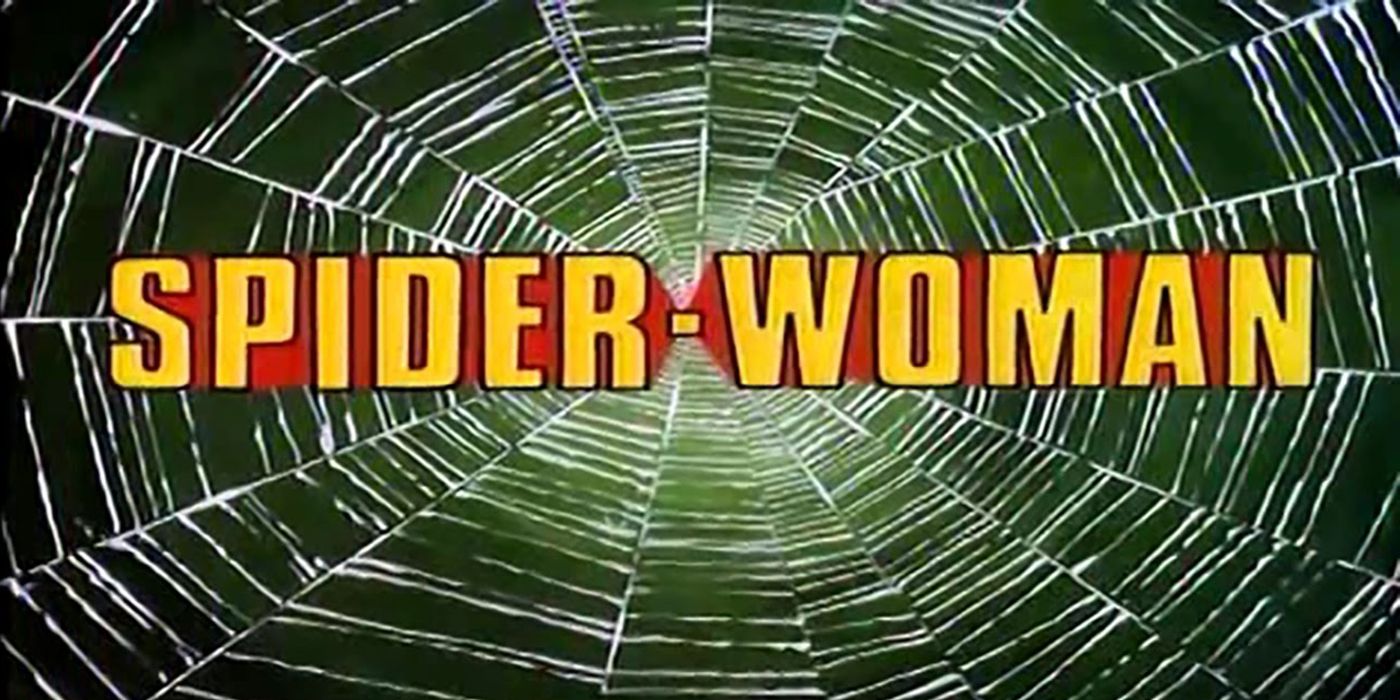 An image of the Spider-Woman title card in the TV show