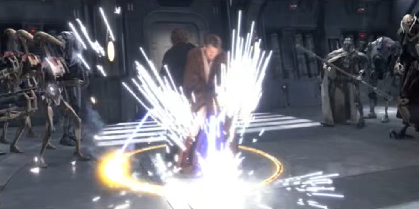 Star Wars Episode III Anakin and Obi Wan Escape Weird Deleted Scenes